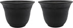 The HC Companies Sierra Round Self-Watering Pot by TheHCCompanies
