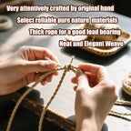 Macrame Plant Hanger Indoor Set, Hanging Planters - Image 7
