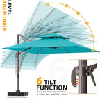 9' X 12' Double Top Cantilever Patio Umbrella - Image 2