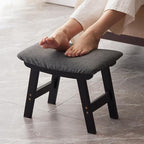 Foot Stool, Bamboo Small Sofa Foot Rest Under Desk, Extra Seating by Kitsanery