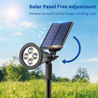 6 Pack Solar Lights Outdoor Waterproof IP65, Warm White, Super Bright LED - Image 3