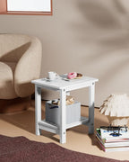 YEFU Outdoor Side Table for Patio: 16" HIPS Weather - Image 2