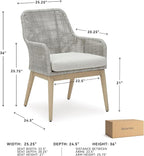Signature Design by Ashley Seton Creek Cottage Nuvella Weather Resistant Fabric - Image 3