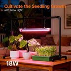 Bstrip Grow Light Stand, 1.3ft 18W Grow Light - Image 2
