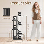 LASZOLA 5 Tier Plant Stand Indoors Outdoors - Image 2