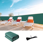 LOVE STORY Custom Size 3'x31' Dark Green Balcony Privacy Screen, UV Block by LOVESTORY