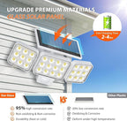 WdtPro Motion Sensor Outdoor Lights 3 Pack, 3500LM Bright Solar Lights Outdoor - Image 4