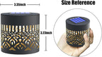 4 Pack Solar Fence Lights Metal Solar Powered Outdoor Wall Deck Step Lights - Image 7