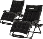 UDPATIO Oversized Zero Gravity Chair Set of 2, 29In XL Patio Reclining Chair by UDPATIO