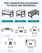 SERWALL 2 Pieces Single Cushioned Sofa Chair - Image 3