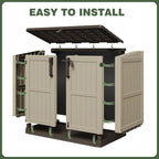 LHBcraft Waterproof Outdoor Storage Box 36 Cu Ft - Image 6