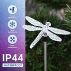 SOLPEX Solar Garden Lights, 6 Pack Solar Butterfly Lights Outdoor Decorations - Image 5