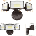 Onforu 100W 11000LM Flood Lights Outdoor, Brightness Security LED Flood Lights - Image 8