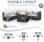 NICESOUL High-End Outdoor Patio Furniture Set - Image 4