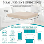 14Pcs Stretch Patio Cushion Covers, Outdoor Couch Covers Replacement, Outdoor - Image 2