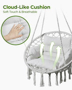 Greenstell Hammock Chair, Macrame Swing Chair - Image 3