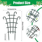 4 Pcs Small Trellis for Potted Plants Plant Trellis Indoor Trellis for Potted - Image 2