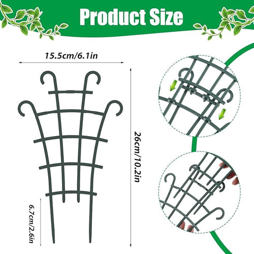 4 Pcs Small Trellis for Potted Plants Plant Trellis Indoor Trellis for Potted - Image 2
