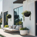 LA JOLIE MUSE Hanging Planters for Outdoor Plants, Large Hanging Planter - Image 3