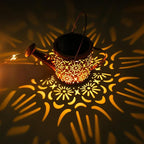 Solar Garden Lights Outdoor Decoration, Metal Solar Watering Can Lights Outdoor - Image 2