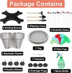 Vertical Planter 4 Tier Stackable Planters Garden Planters Strawberry Herb - Image 8