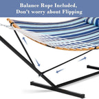 SUNCREAT Double Hammock with Stand Included, Portable Hammock with Stand and - Image 4