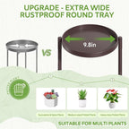 iDavosic.ly 7 Tier Large Plant Stand Indoor, 10 Inch Wide Tall Corner Metal - Image 3