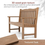 Stoog Oversized All-Weather Garden Bench & Chairs Set, 3-Piece Patio Furniture - Image 6