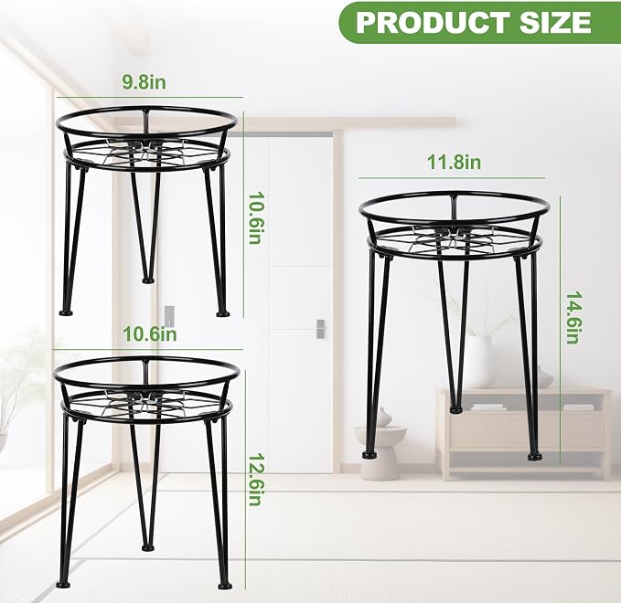 Metal Plant Stand, Plant Stand Indoor Outdoor, Metal Rustproof Flowers - Image 2