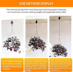 6PCS Adjustable Retractable Plant Pulley Hangers - Image 3