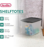 Sterilite 6-Pack ShelfTote, 50 Quart, and Office - Image 4