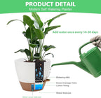 Self Watering Planter with Visual Water Level, Modern 8+7+6.5+6+5.5+5 Inch - Image 6