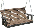 Poly Lumber Wood 5FT Porch Swing Amish Craftsmandship Made in USA HDPE by Unknown