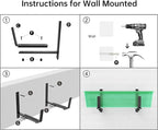 Y&M Adjustable Planter Brackets, Heavy Duty Iron Window Box Mounting Hooks - Image 7