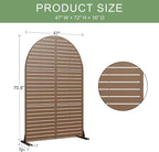 Casaphoria 72" H x 47" W Arched Metal Privacy Screen - Image 7