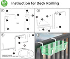 HFHOME Set of 4 Adjustable Window Planter Box Brackets, Planter Shelving - Image 6