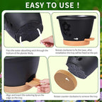 Plant Pots, Flower Pots for Indoor/Outdoor Plants, Self Watering Plastic - Image 5