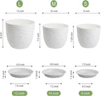 Large Flower Pots 12/10/9 inch, Plant Pots - Image 3