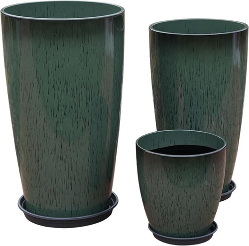 24, 11 Inch Large Plastic Planters by MinCHI257