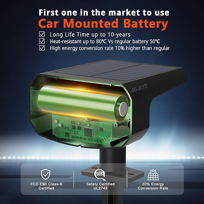 Solar Lights Outdoor Waterproof IP65, Super Bright LED, 6500K 2 Lighting Modes - Image 3
