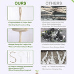Macrame Plant Hangers Indoor Macrame, 4 Pack Hanging Planter Holder - Image 3