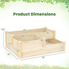 Giantex Raised Garden Bed, Wood Planter Box - Image 8
