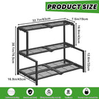 3 Tier Stair Style Metal Plant Stand - Image 2