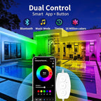 KSIPZE Outdoor LED Rope Lights, IP68 Waterproof Outside Led Lights - Image 2