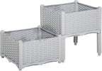 Outsunny 2 Piece Raised Garden Bed by Outsunny