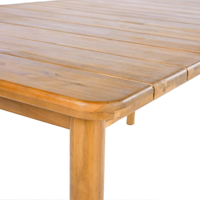 Christopher Knight Home Kclent Outdoor Acacia Wood Dining Set - Image 10
