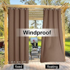 NICETOWN 2 Panels Outdoor Curtains - Image 5