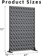 Casaphoria 72" H x 47" W Metal Privacy Screen, Outdoor Freestanding Decorative - Image 7
