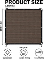 Mocha Sun Shade Cloth, Pergola Shade Cover - Image 2
