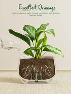 LE TAUCI Ceramic Plant Pots, 4.1+5.1+6.5 inch, Planters - Image 4